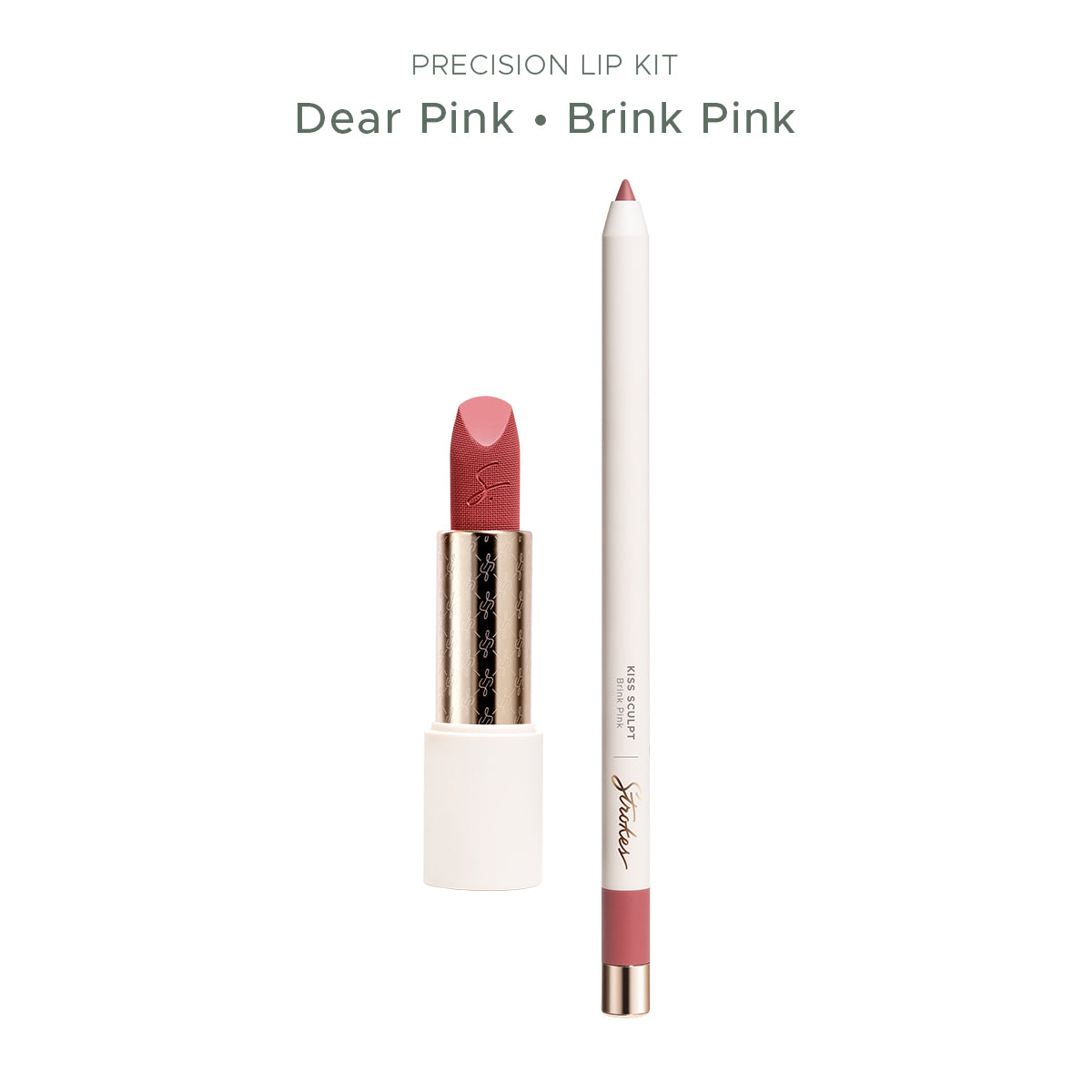 Precision Lip Kit [Velvet Matte Kiss Lipstick & Kiss Sculpt + FREE Pro Elite Lip Brush]
