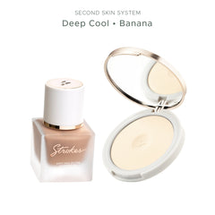 Second Skin System [Soft Veil Filter Foundation & Flawless Veil Finishing Powder + FREE Crush Blush in Sassy]