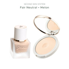 Second Skin System [Soft Veil Filter Foundation & Flawless Veil Finishing Powder + FREE Crush Blush in Sassy]